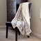 Hastings Home Hastings Home Fleece Sherpa Blanket Throw - Gray Snowflakes 733093FWW - alternate 2